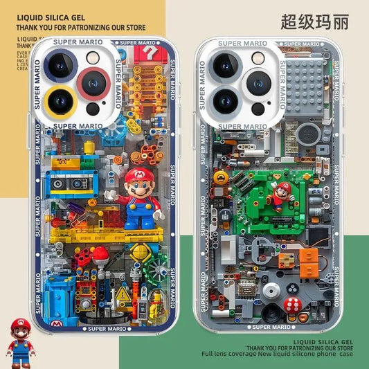 Japan Super Mario Art Phone Case For IPhone 15 Pro Max 14 11 12 13 Mini XR XS 7 8 6 6S Plus SE Hot Games Soft Clear Back Cover