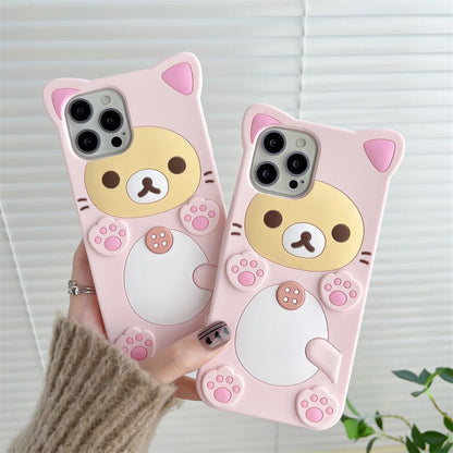 Cute Bear Silicone Designer iPhone Case – Mobizzio