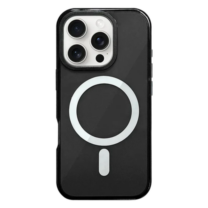 Transparent Neon Color MagSafe Phone Case for iPhone 17Air 15 16Pro Max 13 14 12 11 Wireless Charging Soft Silicone Bumper Cover