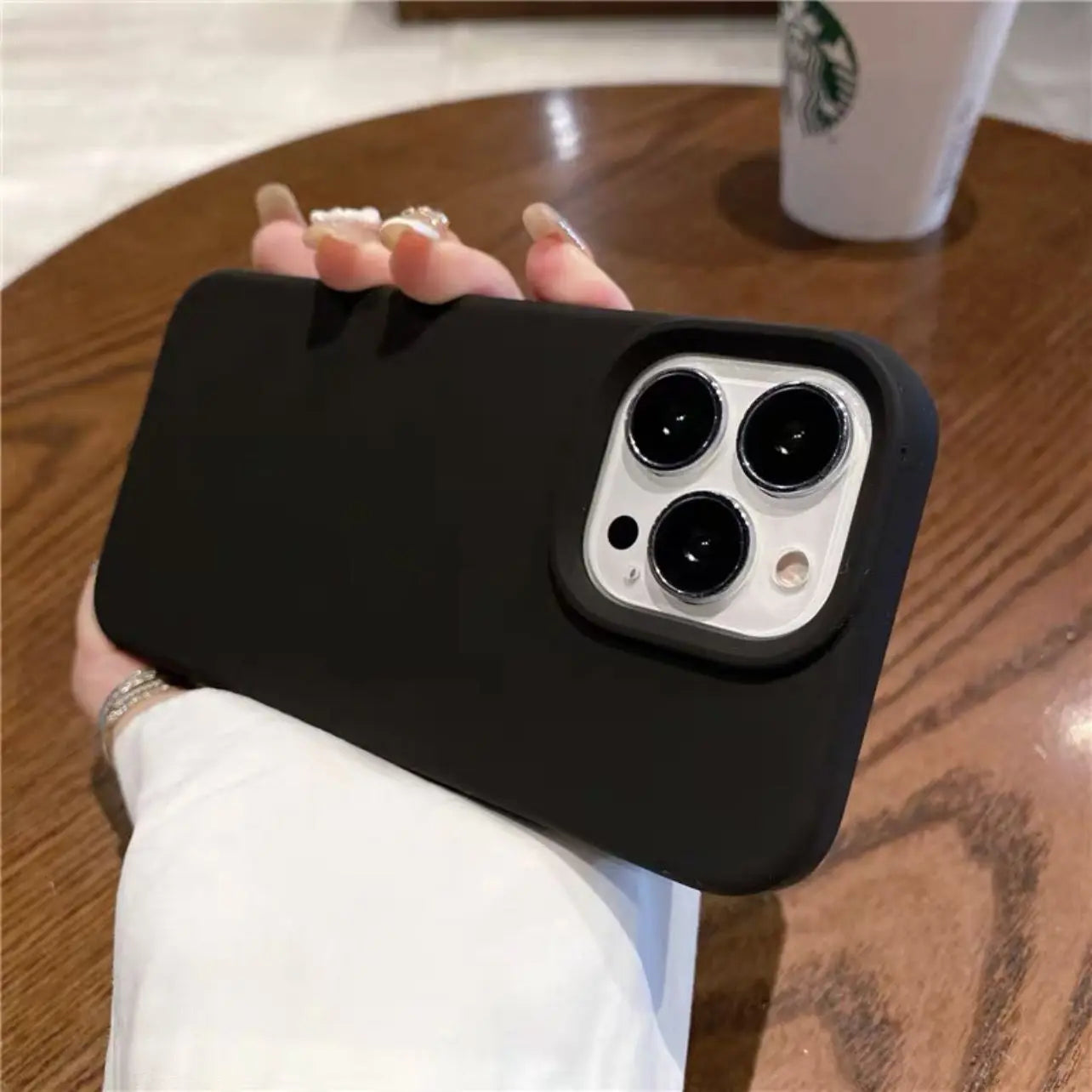 Luxury For Apple Original Silicone Phone Case For iPhone 15 13 12 11 14 Pro Max Mini X XS XR 8 Plus Shockproof Cover Accessories
