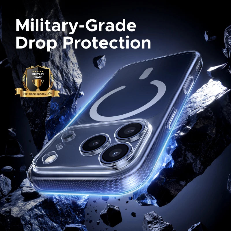 Crystal Clear Magnetic Protection iPhone Case – Mobizzio