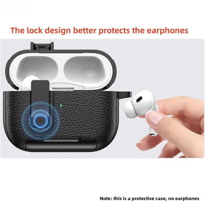 Can be used in mobile phone holders For AirPods 4 Case Shockproof Protective Cover For Airpods Pro 2nd AirPods4 Leather Bracket