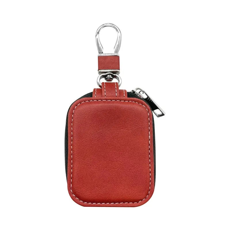 Universal Luxury Shockproof Zipper PU Leather Wireless Earphone Cover Case Fit for Airpods Earbuds Protection Sheath Classical