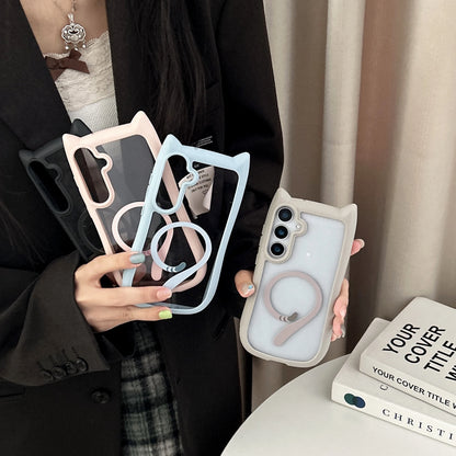 Transparent Magnetic Samsung Case – Mobizzio