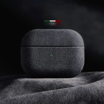 Italian Suede Leather Case For Airpods Pro 2 For Airpods Pro 3 Airpods 4 3 Case Luxury Artificial Leather All Inclusive Case