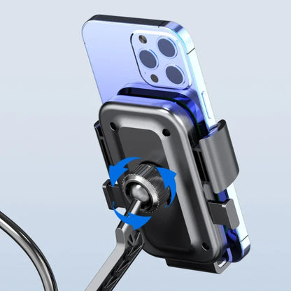 Motorcycles Bicycles Phone Holder Free Rotation Mobile Phone Navigation Bracket for Riding Shockproof for IPhone Xiaomi Samsung