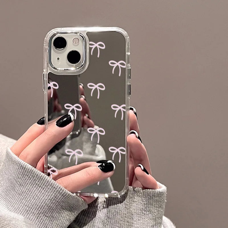 Cute Bow Mirror Finish iPhone Case – Mobizzio