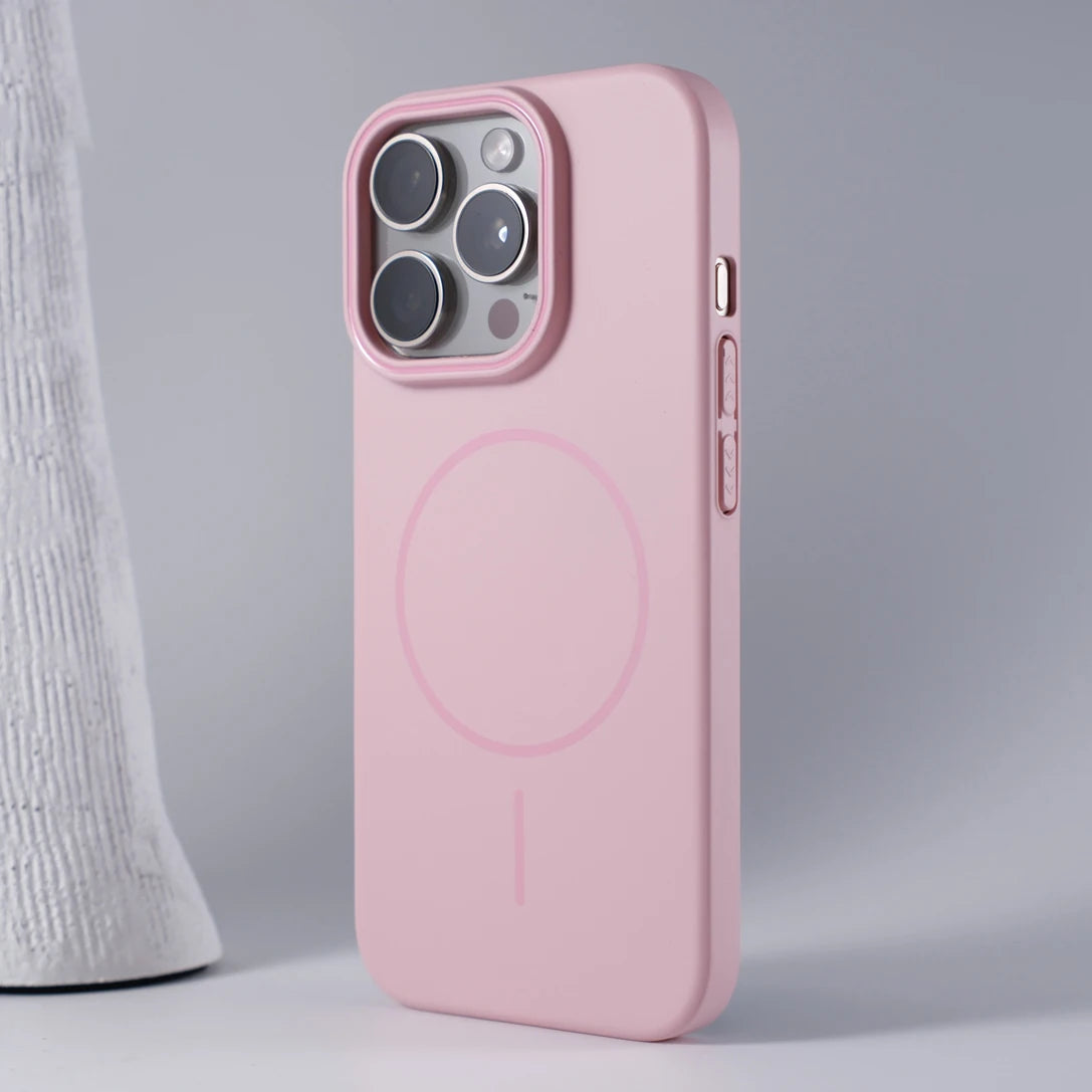 Luxury Original Hard PC Magsafe Case for iPhone 17 Air 16 15 14 Plus 13 12 Mini 11 Pro Max Shockproof Matte Thin Magnetic Cover