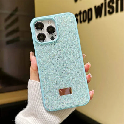 Luxury Bling Glitter Phone Case For iPhone 16 Pro Max 15Pro 14plus 13 12 Vogue Protective Soft Diamond Cover Protective Shell
