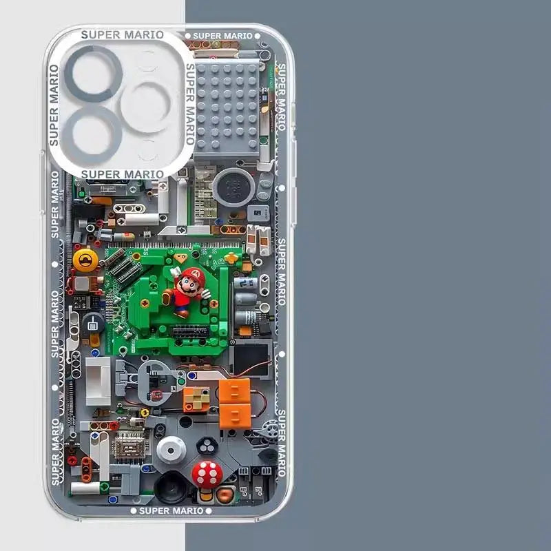 Japan Super Mario Art Phone Case For IPhone 15 Pro Max 14 11 12 13 Mini XR XS 7 8 6 6S Plus SE Hot Games Soft Clear Back Cover