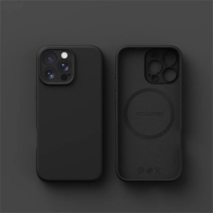 Luxury Liquid Silicone For Magsafe Phone Case For iPhone 16 Plus 15 14 13 12 Pro Max 11 Wireless Charging Skin Smooth Cover