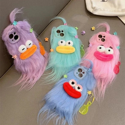 Cute Plush Monster Style iPhone Case – Mobizzio