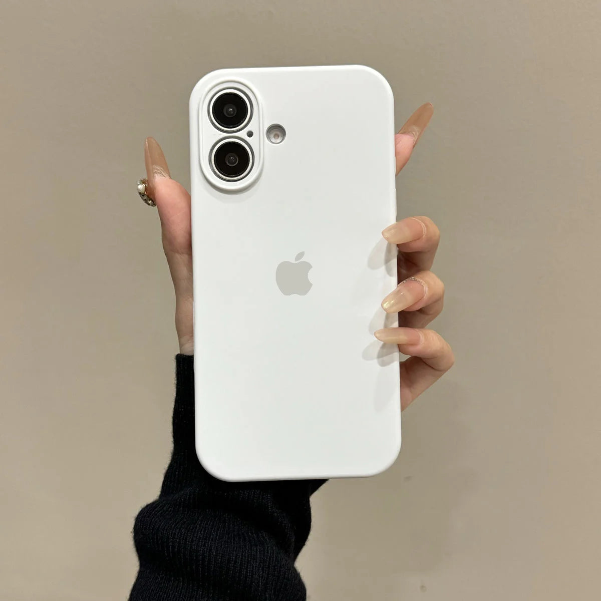Original Liquid Silicone Phone Case For iPhone 16 15 13 12 14 Pro Max Apple Cases For iPhone 13 12 14 15 16 Plus Full Logo Cover