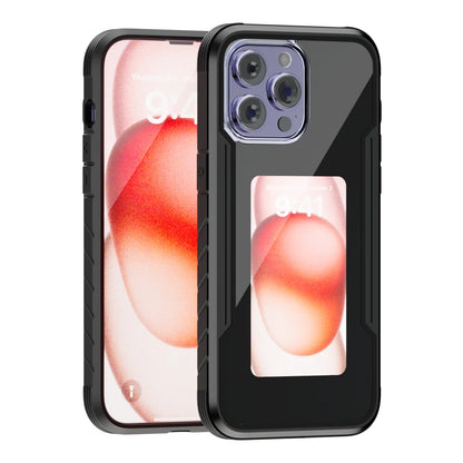 WINKNOWS DIY Smart NFC Ink Screen Phone Case – Tempered Glass, Shockproof & Full Coverage (iPhone 13–16 Series)
