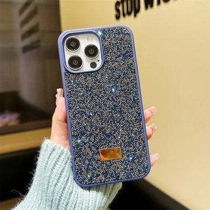 Luxury Bling Glitter Phone Case For iPhone 16 Pro Max 15Pro 14plus 13 12 Vogue Protective Soft Diamond Cover Protective Shell