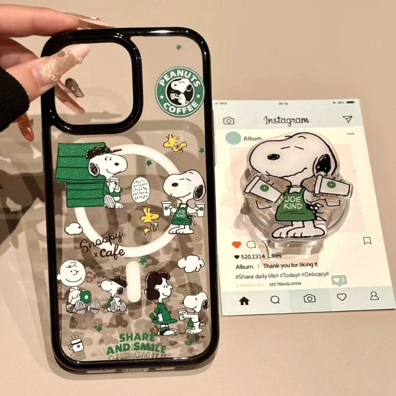 Cute Cartoon Sticker Art iPhone Case – Mobizzio