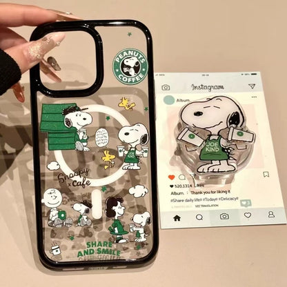 Cute Cartoon Sticker Art iPhone Case – Mobizzio