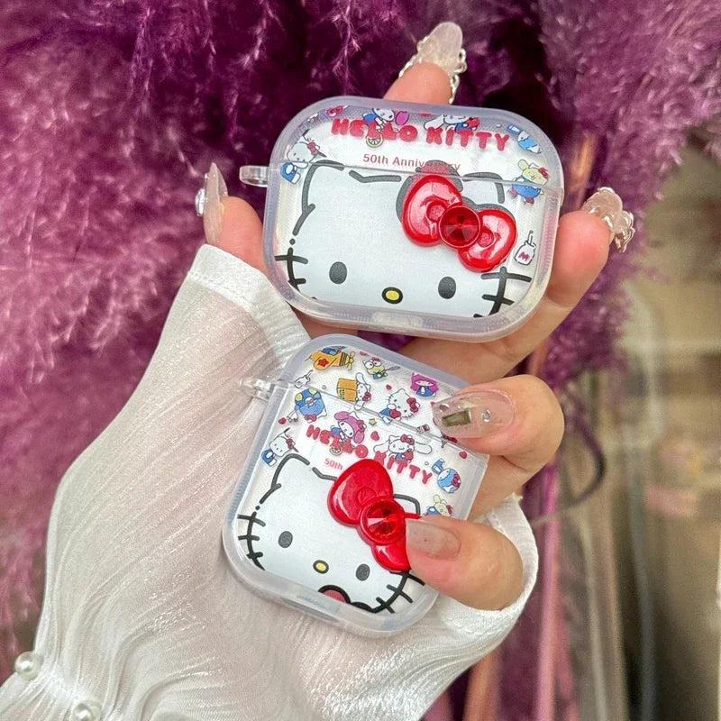 Cute Bow Accent Designer AirPods Case – Mobizzio