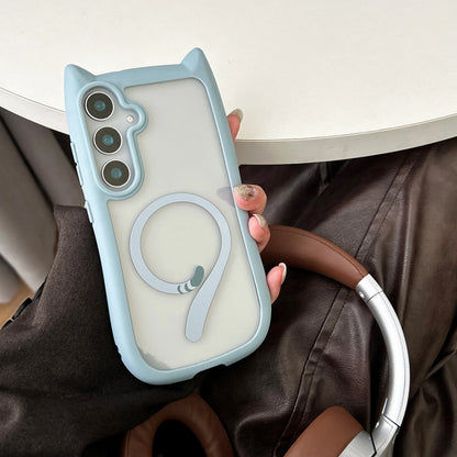 Transparent Magnetic Samsung Case – Mobizzio