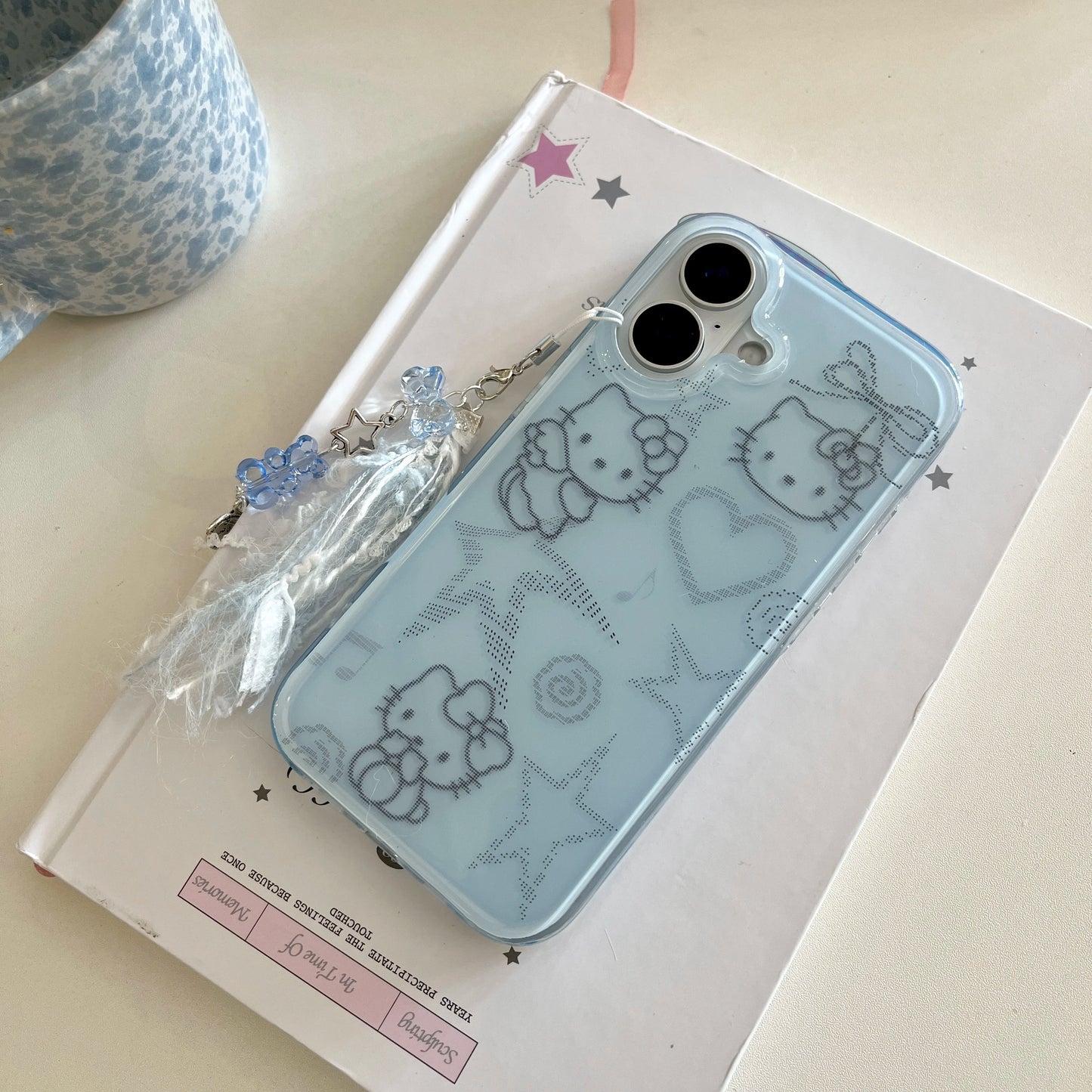 Cat phone case hello kitty With luxury imitation diamonds and glitter for iPhone 16 15 14 13Pro Max bumper Protective Shockproof