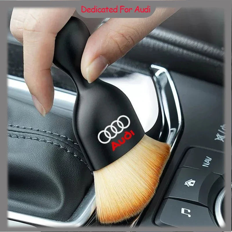 Car Interior Cleaning Tool Dashboard Air Outlet Soft Brush For Audi A1 A2 A3 A4 A5 A6 A7 A8 TT RS3 RS7 S5 B8 C6 B9 S1 Q1 Q2 Q3