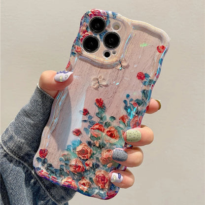 Retro Floral Art Designer iPhone Case – Mobizzio