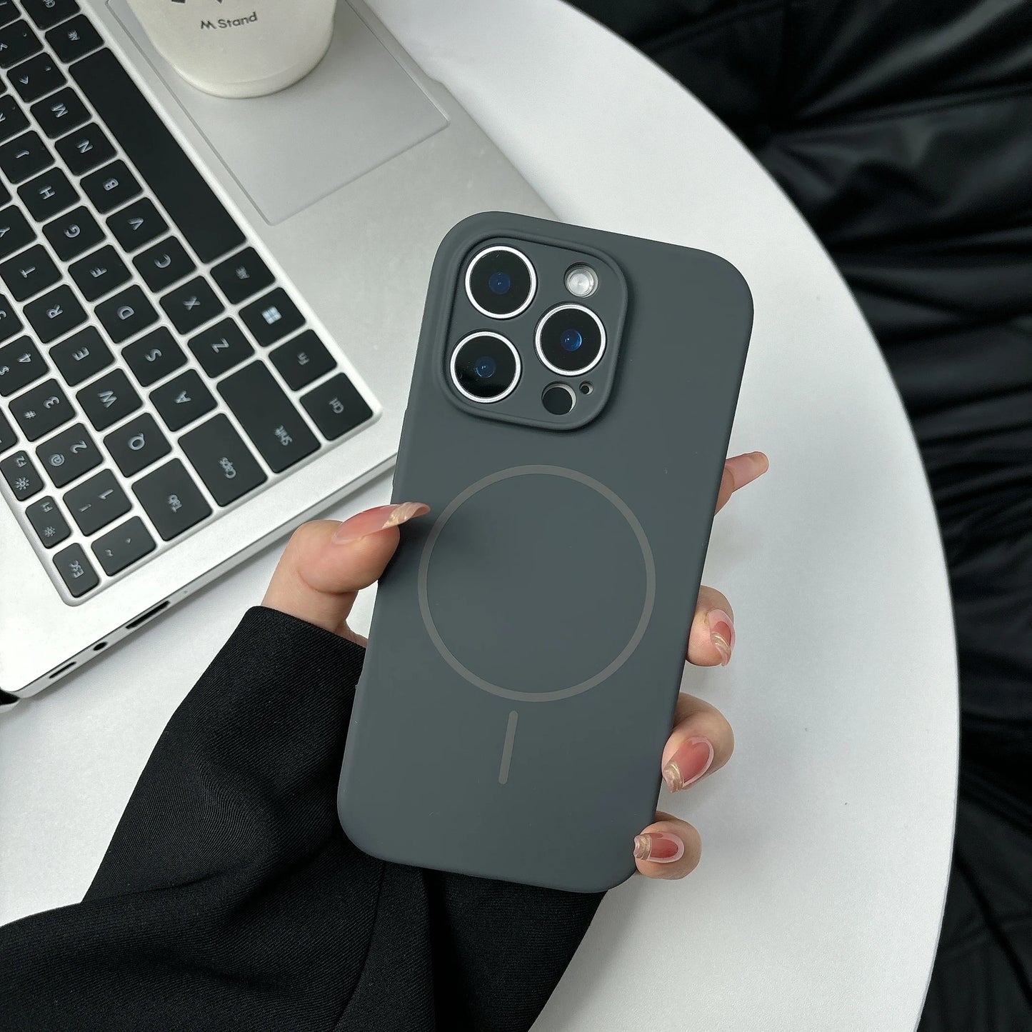 Fashion Fluorescent Silicone Magnetic for Magsafe Case For iPhone 17 Air 16 15 14 Plus 13 12 Pro Max Wireless Charge Candy Cover