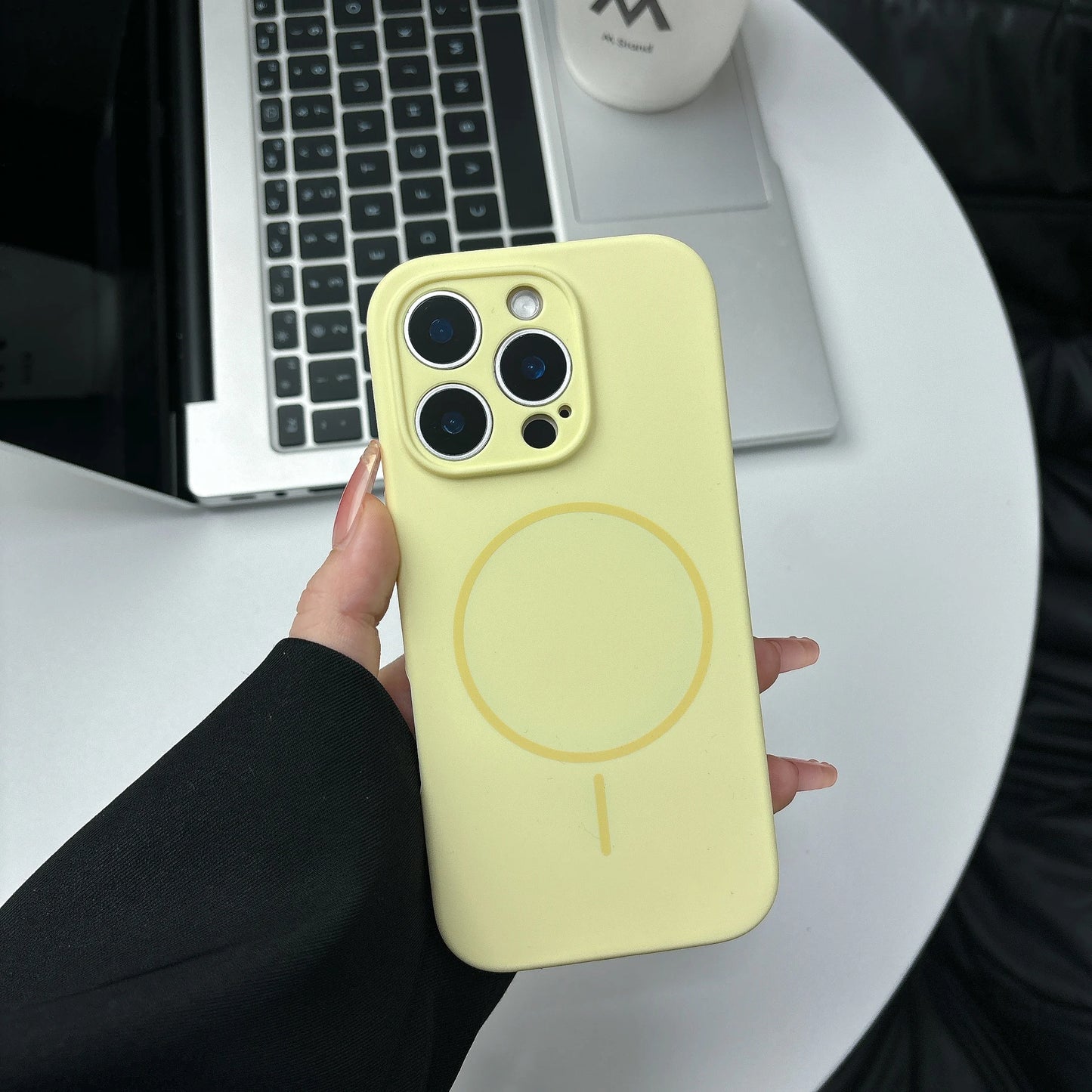 Fashion Fluorescent Silicone Magnetic for Magsafe Case For iPhone 17 Air 16 15 14 Plus 13 12 Pro Max Wireless Charge Candy Cover