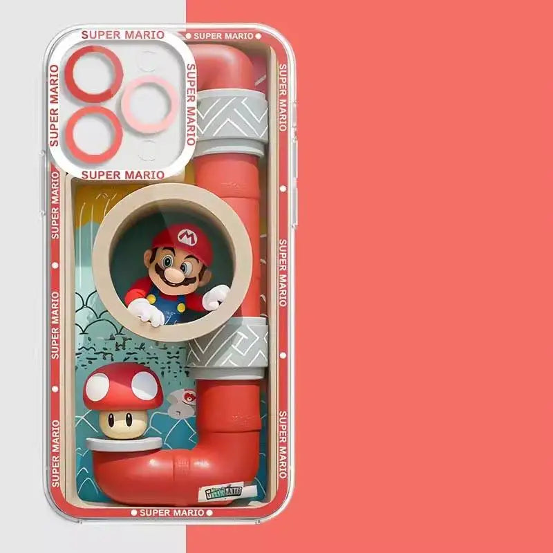 Japan Super Mario Art Phone Case For IPhone 15 Pro Max 14 11 12 13 Mini XR XS 7 8 6 6S Plus SE Hot Games Soft Clear Back Cover