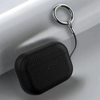 Leather Texture Case For Apple Airpods 1 2 3 4 Pro air pods Wrieless Bluetooth Earphone Protective Cover Anti-lost Headphone Bag