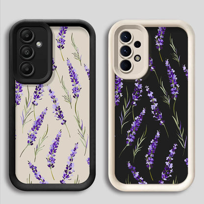 Little tulip Phone Case for Samsung Galaxy A25 A35 A15 A51 A55 A51 A71 A72 A73 A52 A52s A53 A54 4G 5G Soft Copa