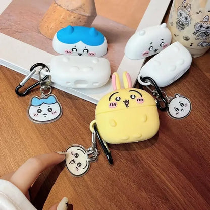 For Airpods 4 3 2 1 Pro 2 Case Kawaii Chiikawa Protective Shell Hachiware Usagi Cute Apple Wireless Bluetooth Earphone Girl Gift