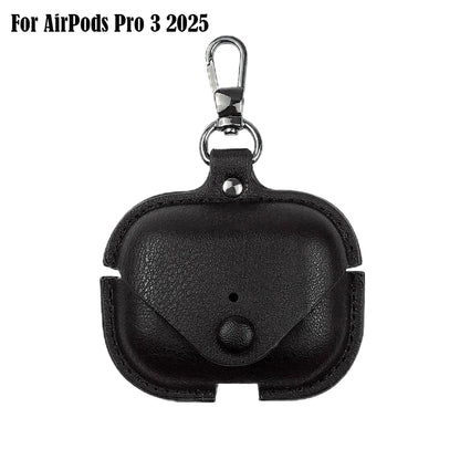 Retro Leather Case For AirPods 4 Pro 3 Business Earphone Cases For Apple AirPods 4 4th Generation Cover Headset Shell With Hook