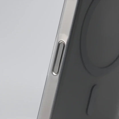 Ultra Thin Frosted Barcode Wireless Charging MagSafe Phone Case for iPhone 17 16 14 15 13 12 Pro Max Translucent Hard PC Cover