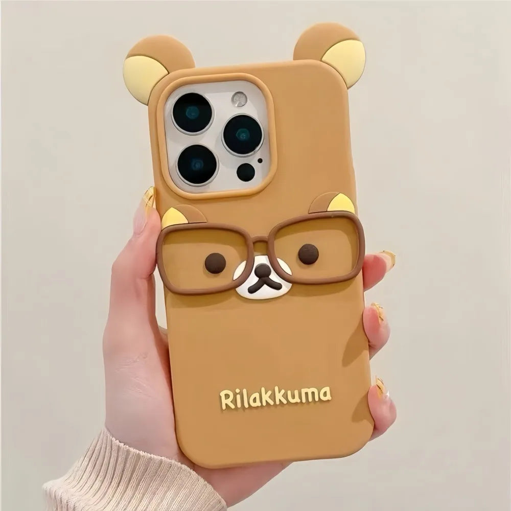Cute Bear Silicone Designer iPhone Case – Mobizzio