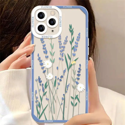 Flower Case For Samsung Galaxy A06 A56 A16 A36 A55 5G A15 A54 A14 A34 A50 A23 A32 A33 A31 A51 A71 A05 A05S S25 Ultra Plus Cover