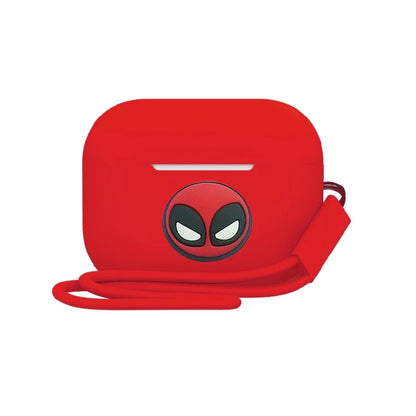 Cartoon Marvel Batman Silicone Case for Airpods Pro2 Pro 2 Bluetooth Earphone Case Headphone Box Protective Cover with Strap