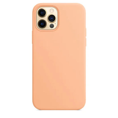 Original Official Logo Silicone Phone Cases for iPhone 11 12 13 14 15 Pro Max Skin for Apple iPhone 13 14 11 Pro Full Cover case