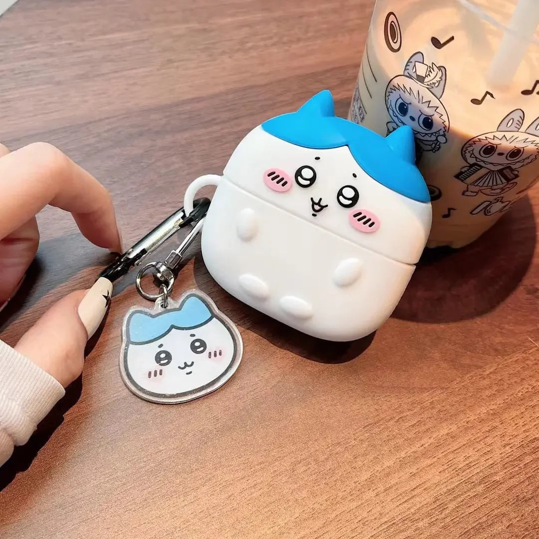 For Airpods 4 3 2 1 Pro 2 Case Kawaii Chiikawa Protective Shell Hachiware Usagi Cute Apple Wireless Bluetooth Earphone Girl Gift