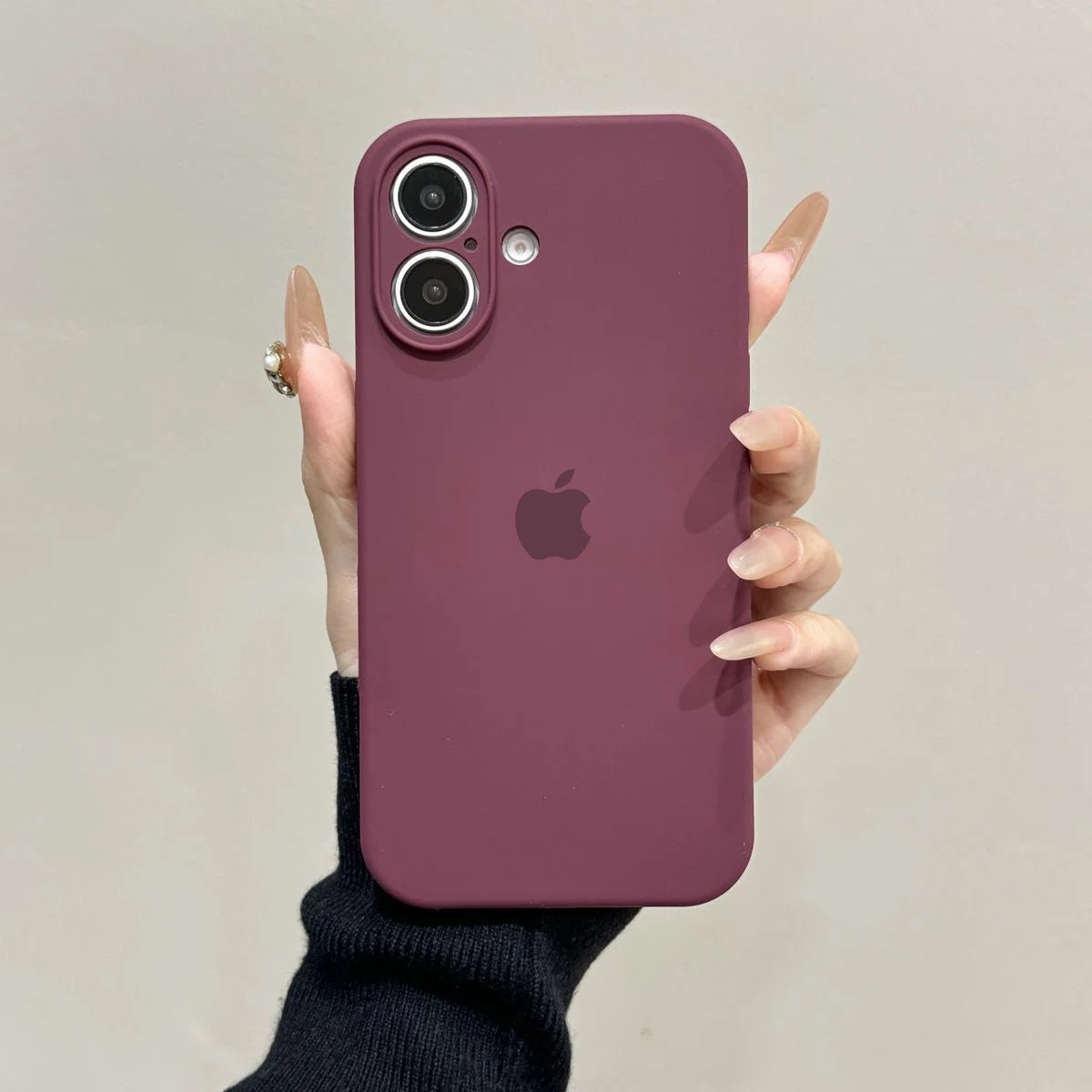 Original Liquid Silicone Phone Case For iPhone 16 15 13 12 14 Pro Max Apple Cases For iPhone 13 12 14 15 16 Plus Full Logo Cover