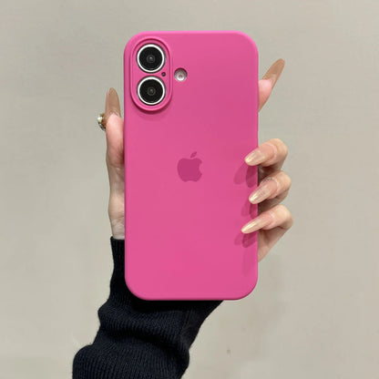 Original Liquid Silicone Phone Case For iPhone 16 15 13 12 14 Pro Max Apple Cases For iPhone 13 12 14 15 16 Plus Full Logo Cover