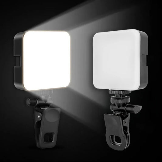 Selfie Light & Phone Light Clip for iPhone Phone LED Light for Selfies, Makeup, TikTok, Live Streaming & Video Conferencing