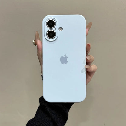Original Liquid Silicone Phone Case For iPhone 16 15 13 12 14 Pro Max Apple Cases For iPhone 13 12 14 15 16 Plus Full Logo Cover