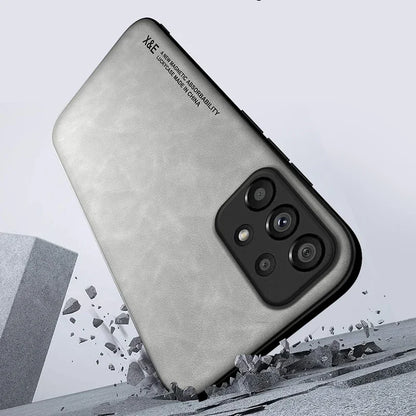 Magnetic Leather Case For Samsung Galaxy S25 S24 A54 A53 5G A52 A55 A56 S23 S22 Ultra S21 S20 FE Plus Cover Support Car Mount