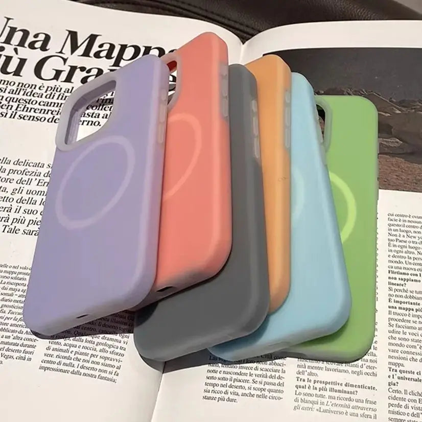 Luxury Jelly Liquid Silicone Magnetic For Magsafe Case For iPhone 17 Air 16 E 15 14 13 12 11 Pro Max Plus Shockproof Matte Cover