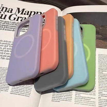 Luxury Jelly Liquid Silicone Magnetic For Magsafe Case For iPhone 17 Air 16 E 15 14 13 12 11 Pro Max Plus Shockproof Matte Cover