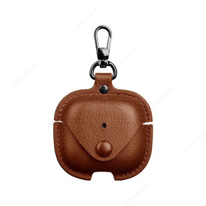 Retro Leather Case For AirPods 4 Pro 3 Business Earphone Cases For Apple AirPods 4 4th Generation Cover Headset Shell With Hook