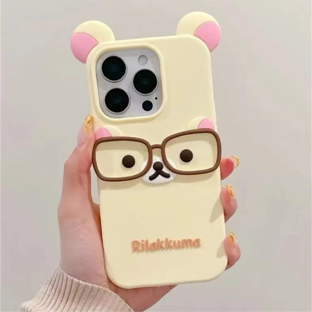 Cute Bear Silicone Designer iPhone Case – Mobizzio
