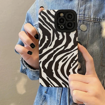 Bold Zebra Pattern Designer iPhone Case – Mobizzio