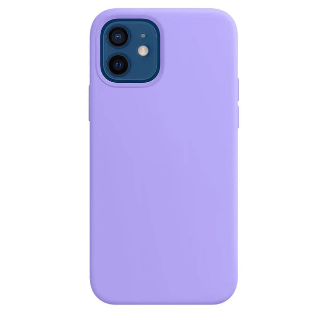 Original Official Logo Silicone Phone Cases for iPhone 11 12 13 14 15 Pro Max Skin for Apple iPhone 13 14 11 Pro Full Cover case